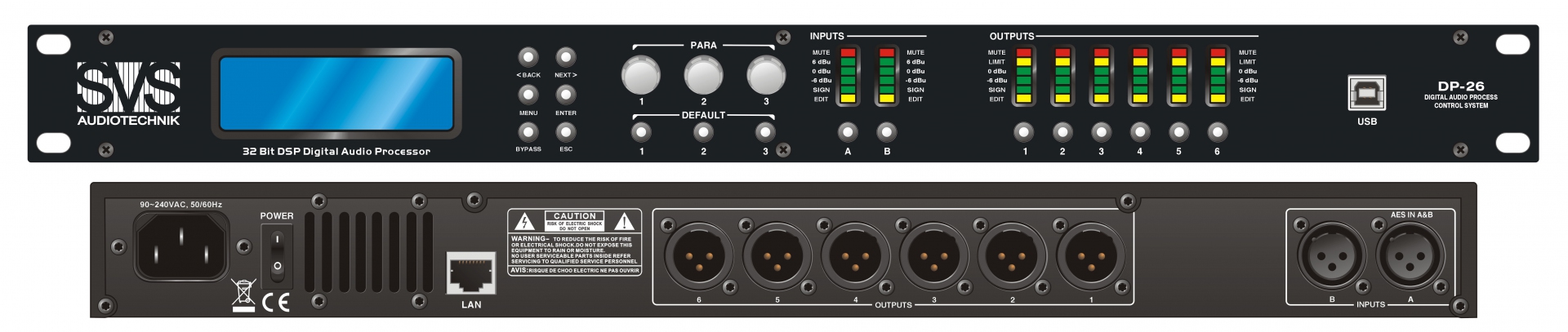 SVS Audiotechnik DP-26 Цифровой процессор: 2 входа 6 выходов в Партизанске