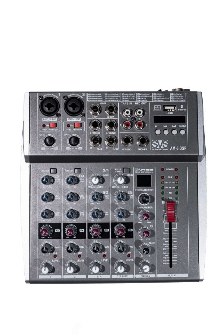 SVS Audiotechnik mixers AM-6 DSP Микшерный пульт аналоговый, 6-канальный SVS Audiotechnik mixers в Партизанске