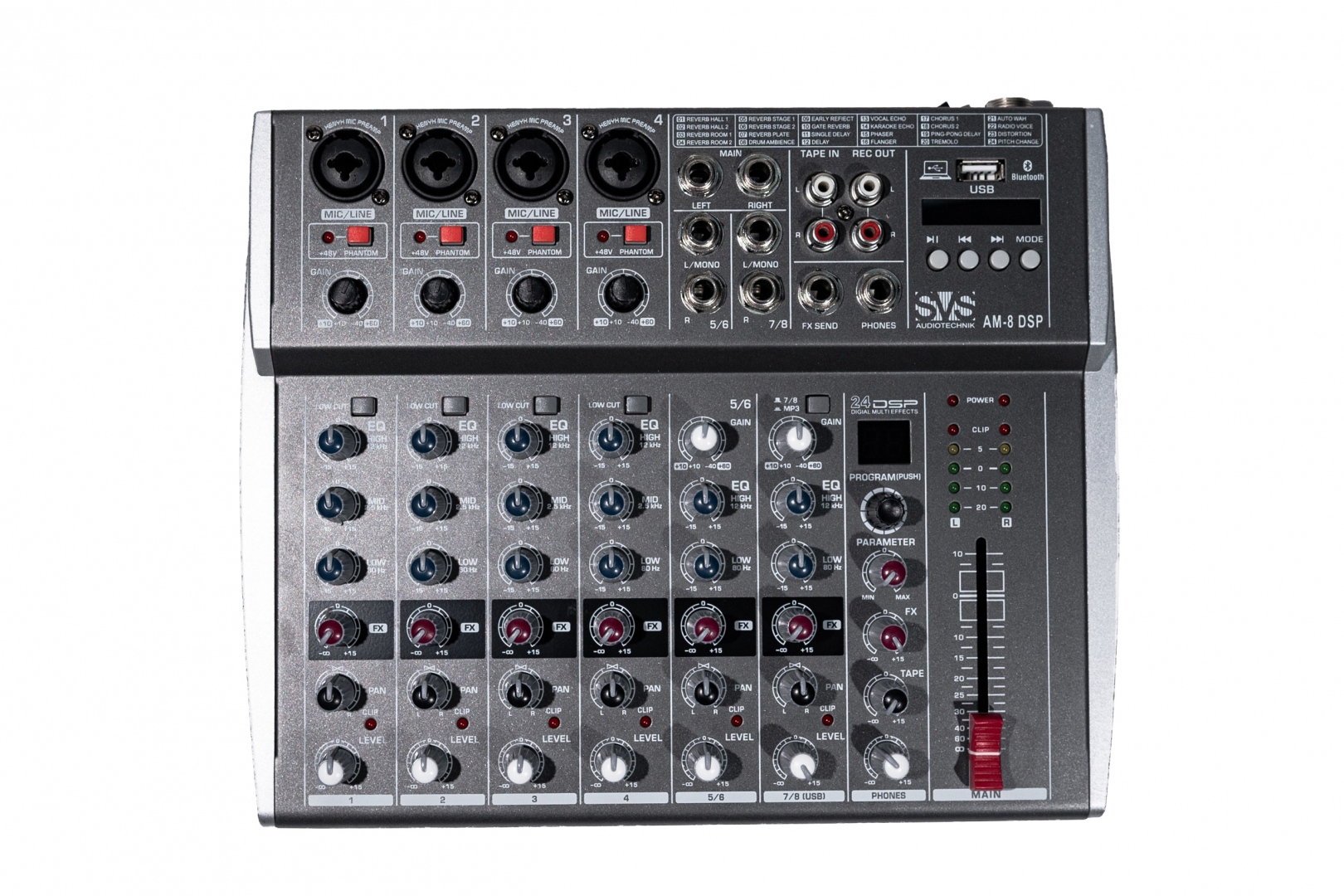 SVS Audiotechnik mixers AM-8 DSP Микшерный пульт аналоговый, 8-канальный в Партизанске